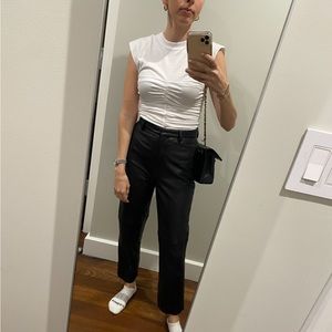 Ganni white sleeveless top size xs worn once